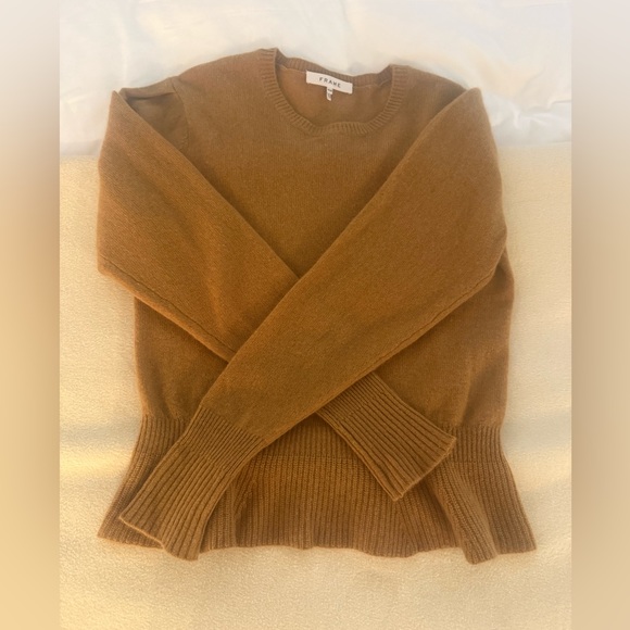 Frame cashmere crew neck peplum sweater - Picture 8 of 10